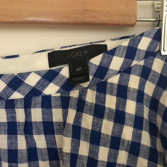 Blue Gingham Skirt - Picture 2 of 2